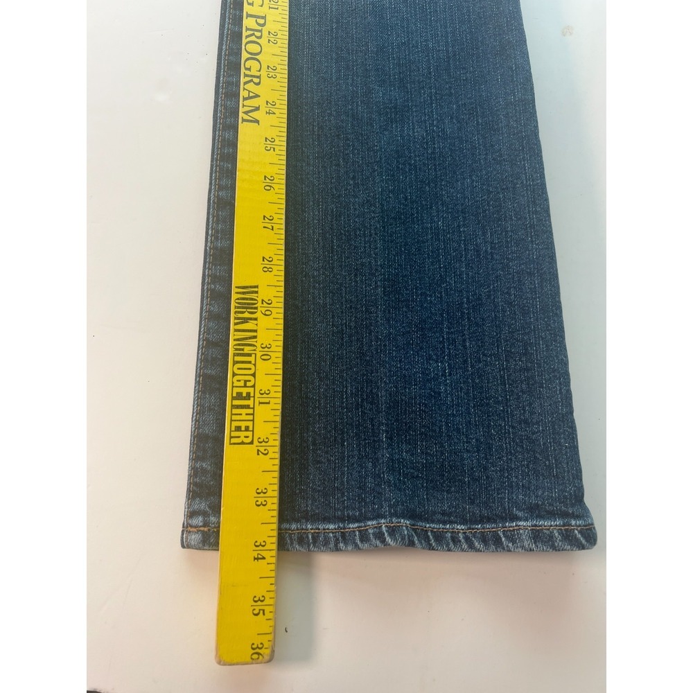 HJ Harlow Womens jeans Bootcut Size 27 Blue Denim W27 L34 - Picture 3 of 16